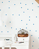 naklejki ścienne do pokoju dziecka Tapeta dla dzieci Kropki (Painted Blue Dots) 1