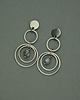 kolczyki wire wrapping Kolczyki sztyfty koła labradoryt  kółka stal chirurgiczna 1