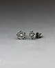 kolczyki wire wrapping Ogród miniatur ze złotem 2