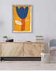 plakaty Plakat niebieski tulipan 2