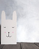 pojemniki na zabawki Pudełko pojemnik na kredki - biały królik organizer 1