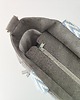 torby na ramię Torba T H E A Grey - mały shopper, szara zamszowa 3
