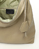 torby na ramię Torebka damska worek hobo bag skóra naturalna - beż taupe 5