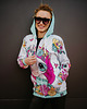 bluza z kapturem damska Damska Bluza z kapturem DR.CROW Unicorn 3