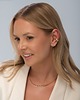 bransoletki - inne Złota podwójna nausznica z cyrkoniami Paraiso Orielle 4