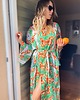 bluzki z długim rękawem damskie Długie kimono boho Dolce Vita 1