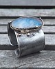 bransoletki wire wrapping Błękitna rzeka -  bransoletka regulowana 1
