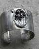 bransoletki wire wrapping Granaty z gałązką -  bransoleta mankiet CUFF 3