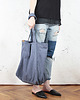 torby na ramię Lazy bag torba ciemnoniebieska na zamek / vegan 6