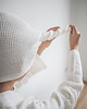 dodatki - łazienka - różne Lniany turban waflowy PURE WHITE 3