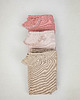 legginsy i getry dla dziewczynki Dziewczęce bawełniane legginsy AZARA z prążka koral 3