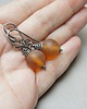 kolczyki srebrne Kolczyki srebrne Amber ball 5