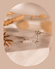 kolczyki srebrne Małe kolczyki patyczki srebrne- owalne prostokąty - sztyfty 4