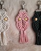 makramy Breloczki sówki, do torebki, plecaka, kluczy, makrama. Handmade. 3+1 gratis 2