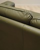 sofy i szezlongi Sofa skórzana zielona, duński design, lata 70, produkcja: Dania 9