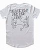 t-shirty męskie Biała Przedłużana Koszulka Shred Life 1