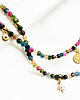 korale Boho Mystic Colors- NASZYJNIK Turmalin, kolorowe kamienie 4