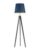 lampy podłogowe Drewniana lampa podłogowa do salonu na 3 nogach ARUBA VELUR 7