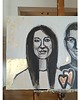 Ślub - inne Portret pary na zamówienie, malowany ze zdjęć kupującego - 60x90 cm 3