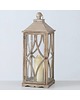 świeczniki i świece Lampion Drewniany 2 szt. Komplet Lampionów Laura 4