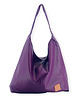 torby na ramię Duża torba worek ze skóry ekologicznej "Mili Chic MC7" - fioletowa 1