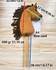 zabawki - inne Hobby horse A4 mustang spirit kasztanek koń na kiju 4
