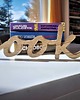 napisy dekoracyjne i tabliczki Drewniany napis books, dębowy, z drewna 6