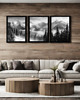 fotografia 3 PLAKATY góry galeria ścienna zdjęcia zimowe 4