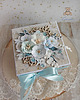 kartki scrapbooking Exploding box urodzinowy "ForeverBlue" GOTOWY 3