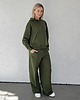 komplety damskie Aba komplet oversized kangurka i szerokie spodnie wide leg  Khaki 5