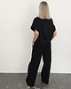 komplety damskie Chiara oversizowy komplet bezrękawnik i spodnie wide leg Black 3