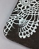 podkładki do kuchni Ceramiczna podstawka pod łyżki Czarna koronka 2