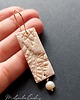 kolczyki z masy plastycznej Kolczyki ivory no2 2