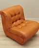 fotele Fotel rudy, włoski design, lata 70, produkcja: Włochy 4