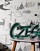 napisy dekoracyjne i tabliczki lampka nocna CZEŚĆ napis 3D ze styroduru 2