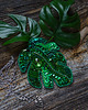 wisiory Monstera-  zielony wisior 3
