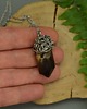 wisiory Wisiorek talizman surowy kwarc dymny wire wrapping 7