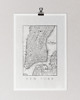 plakaty Plakat Vintage City Miasto Mapa New York 1