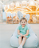 pufa dla dziecka Puf Funny Bunny szary 9