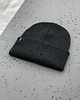 czapki damskie Czapka beanie antracytowy melanż 3