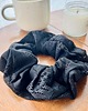 gumki do włosów Czarna scrunchie z koronką  8