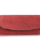 etui na okulary ETUI NA OKULARY PIÓRNIK POKROWIEC ZE SKÓRY VINTAGE CZERWONY PAOLO PERUZZI T-8 1
