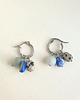 kolczyki z kamieniami Kolczyki TRIO akwamaryn, lapis lazuli, jaspis dalmatyński 3