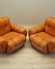 fotele Komplet foteli pomarańczowych, Space Age design, lata 60, produkcja: Włochy 4
