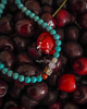 chokery Choker z turkusowych kamieni 4