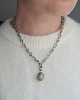 kolie Naszyjnik z naturalnym chalcedonem 2