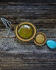 wisiory Wisior Trzy Kamienie- soutache 2