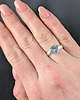 pierścionki srebrne Pierścionek baśniowy akwamaryn 5