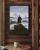 plakaty Caspar David Friedrich obraz, Wędrowiec nad Morzem Mgły   plakat 4