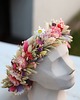 Ślubne ozdoby do włosów Rustykalny Wianek Ślubny, wianek na głowę z suszonych kwiatów 5